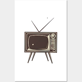 Cool Retro TV Posters and Art